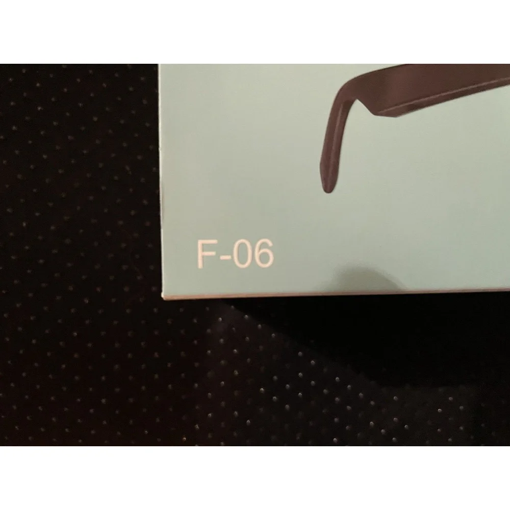Wireless Smart Glasses Model F-06 Black New Wireless Headset, Ultraviolet-proof